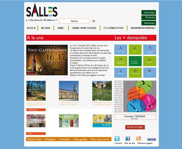 Site web Salles 